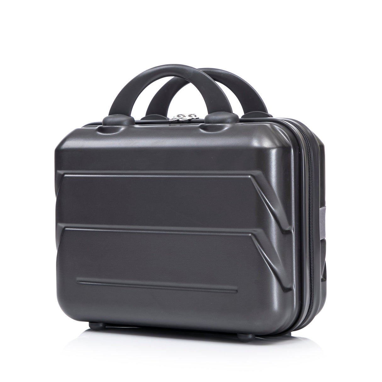 14"/20" 2 Pcs/Set ABS Spinner Wheel Luggage, Dark Gray