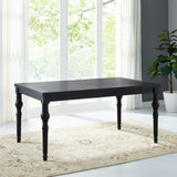 Levi Driftwood-Finished Solid Wood Dining Set