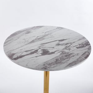 31.5" Folding Golden And Table