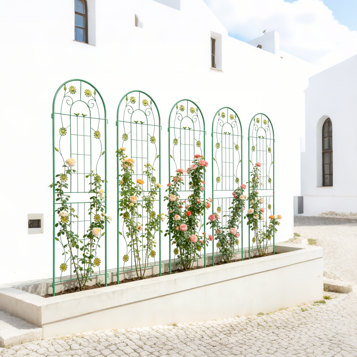 4 Pack Metal Garden Trellis