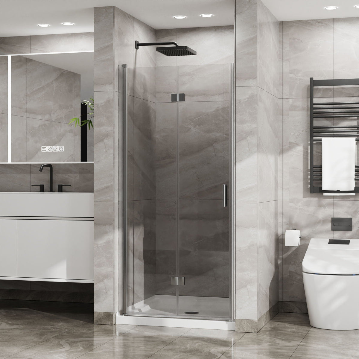 Goodyo - Frameless Glass Shower Door Bifold