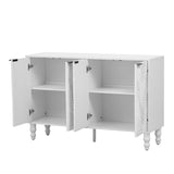 47.2'' Modern TV Stand with 2 Spacious Storage Cabinets