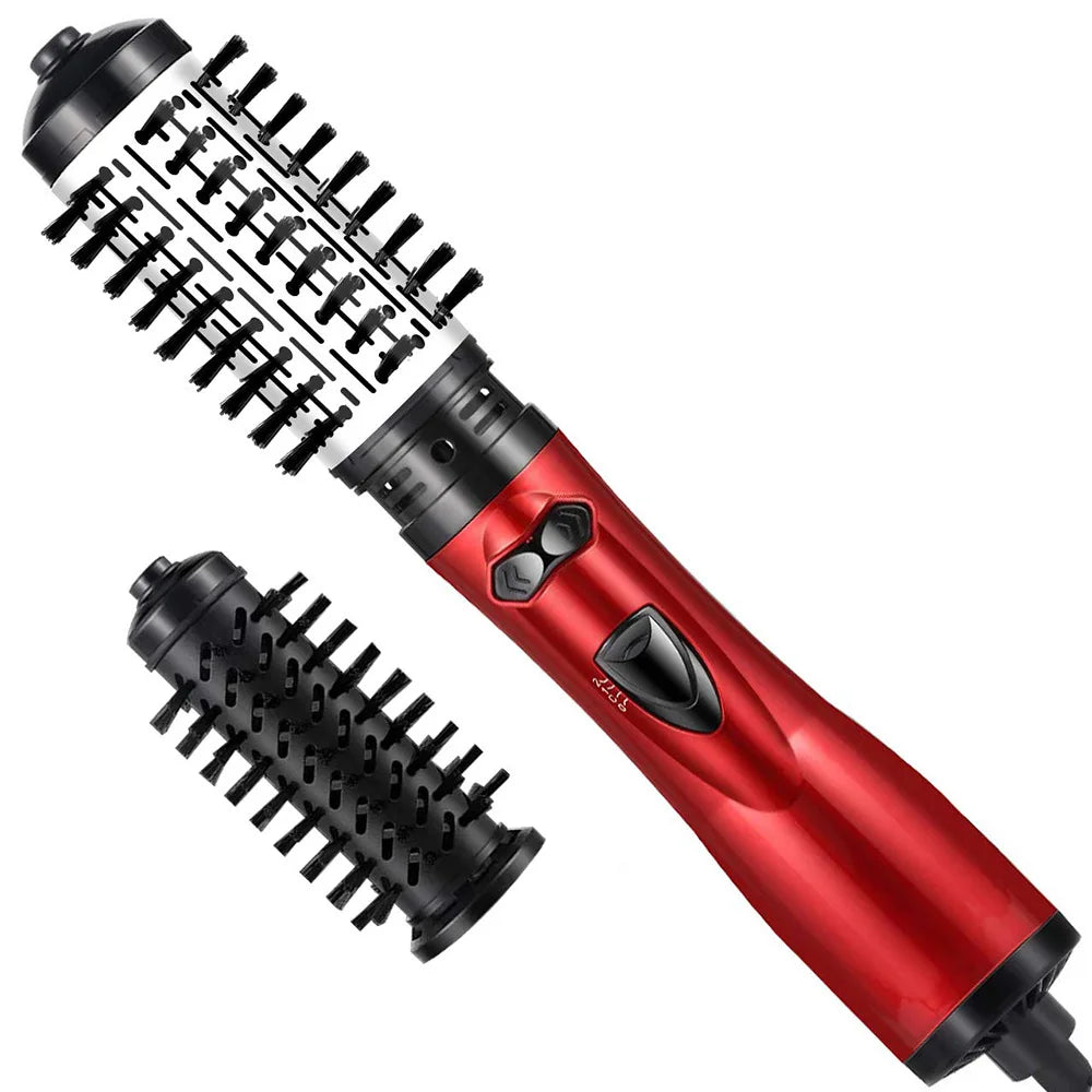 Ionic Rotating Hot Air Brush Hair Styler Dryer with 2 Brush Heads
