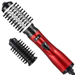 Ionic Rotating Hot Air Brush Hair Styler Dryer with 2 Brush Heads
