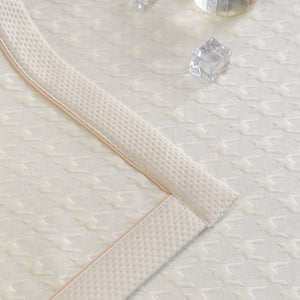 Houndstooth Ice Silk Breathable Sofa Cover, Modern Non-Slip Summer Couch Protector
