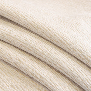 Chenille Couch Cover with Scalloped Edge, Non-Slip Modular Slipcover