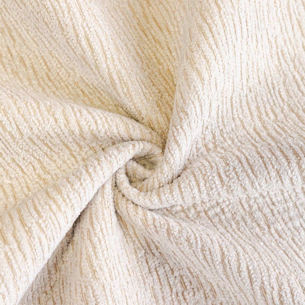 Chenille Couch Cover with Scalloped Edge, Non-Slip Modular Slipcover