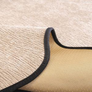 Chenille Couch Cover with Scalloped Edge, Non-Slip Modular Slipcover