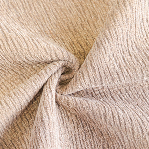 Chenille Couch Cover with Scalloped Edge, Non-Slip Modular Slipcover