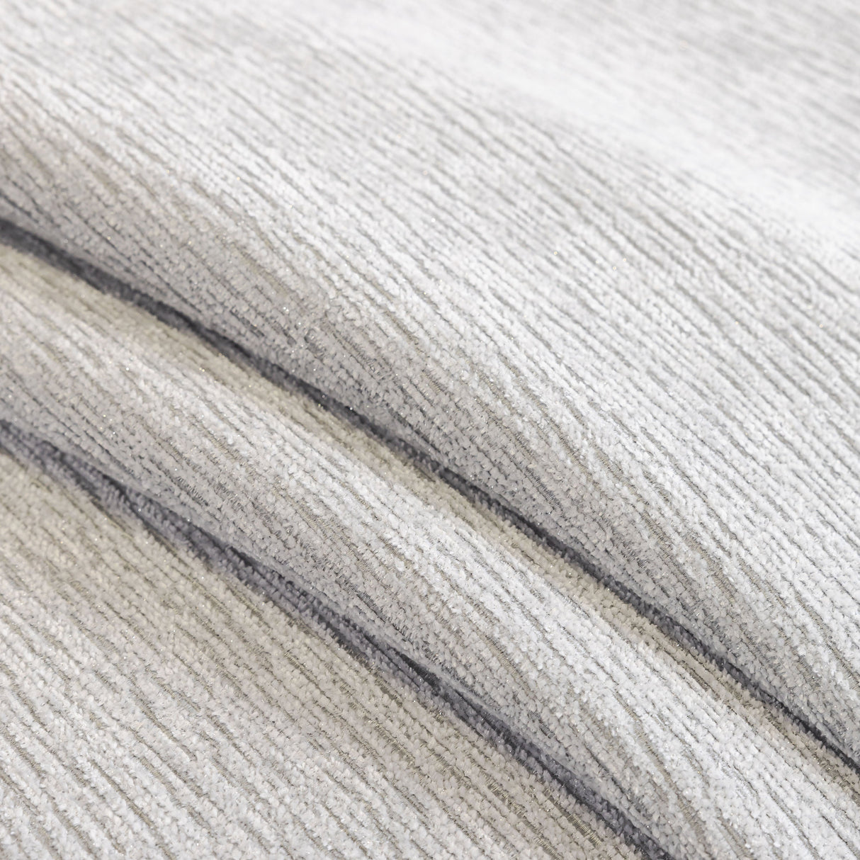 Chenille Couch Cover with Scalloped Edge, Non-Slip Modular Slipcover