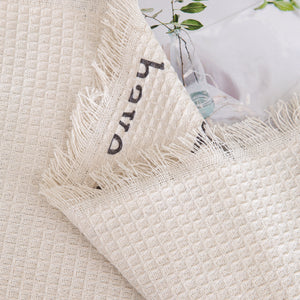 Chenille Sofa Cover Throw, Smile Couch Cover Blanket Throws for Couches, Soft Sofa Towel