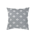 20''x20'' Tufted Floral 100% cotton Throw Pillow | 7 Colors – Textured Daisy Stitch Design | Boho Chic Couch & Bedroom Accent | Insert Included