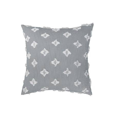 20''x20'' Tufted Floral 100% cotton Throw Pillow | 7 Colors – Textured Daisy Stitch Design | Boho Chic Couch & Bedroom Accent | Insert Included