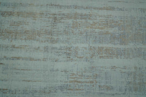 Modern Abstract Design Gray And Blue 8x10 Hand Knotted Bamboo Silk Area Rug