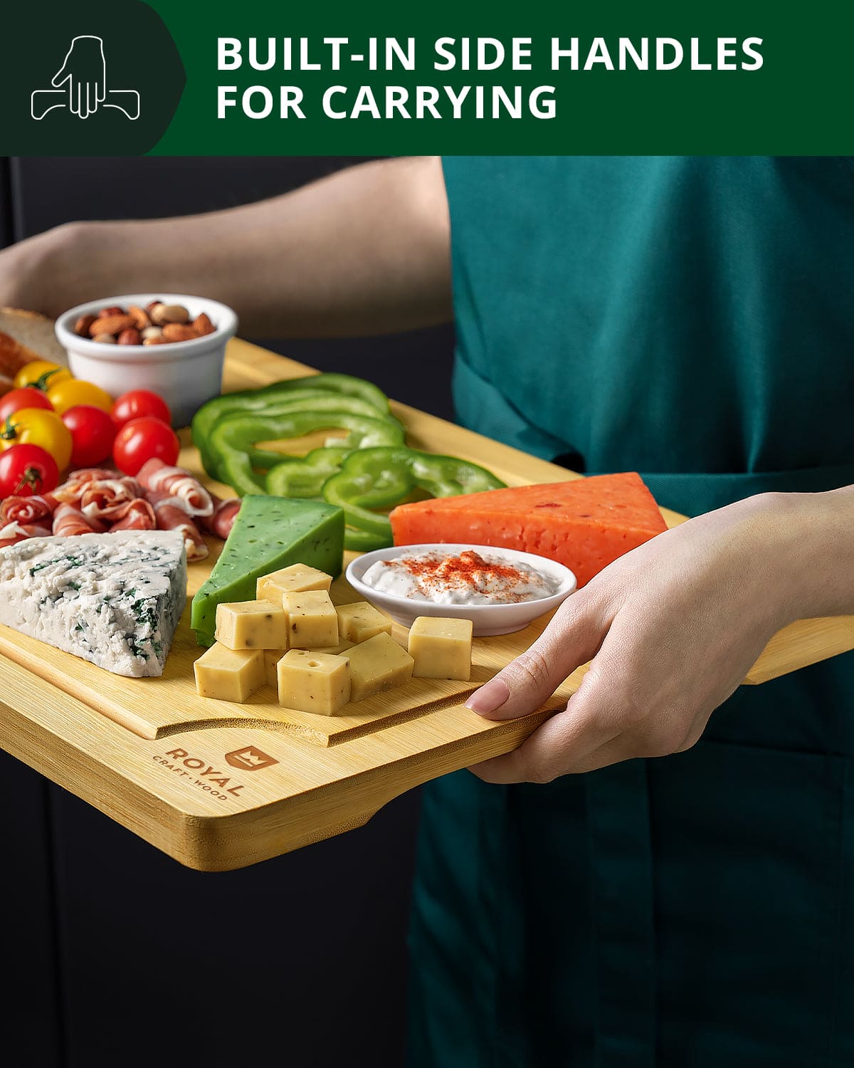 Cutting Board Large 15x10 by Royal Craft Wood