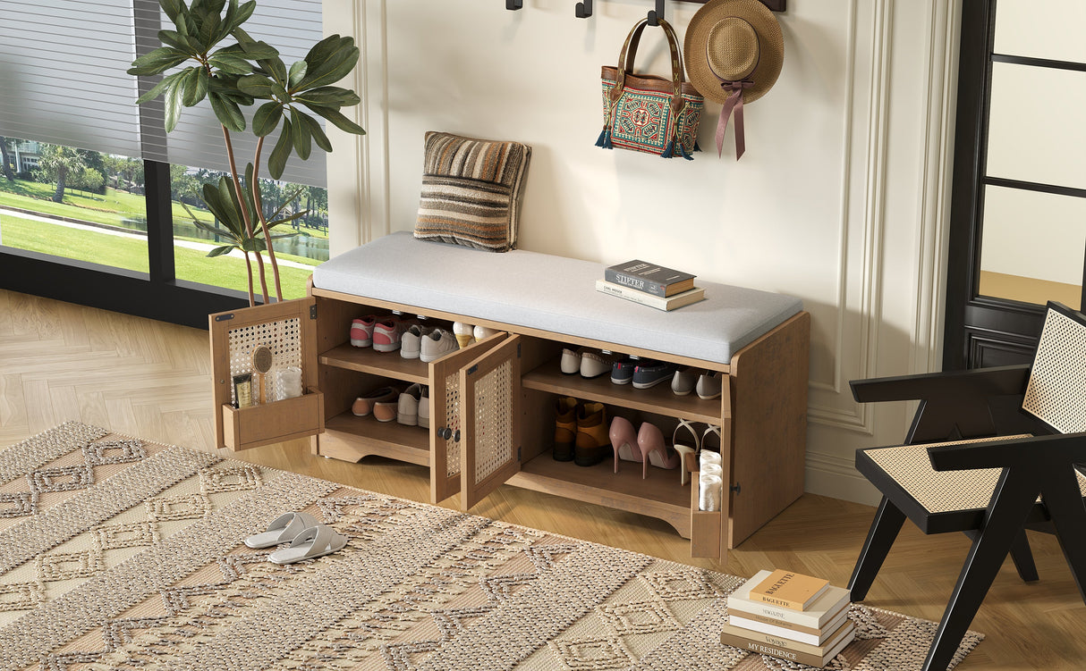 TREXM Rustic Storage Bench
