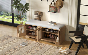 TREXM Rustic Storage Bench