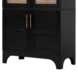K&K 71" Tall Arched Kitchen Pantry Cabinet