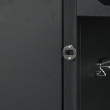 K&K 55.5' Outdoor Kitchen Island with 304 Stainless Steel Sink