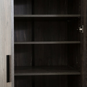 Mia - Farmhouse Shoe Cabinet With 6 Shelves