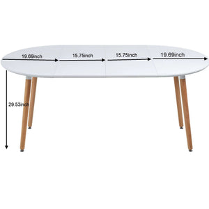 Extensible Table, Dining Table, Office Table, Coffee Table Metal Leg