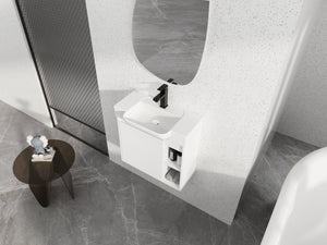 24'' Wall-Mounted Bathroom Vanity