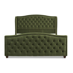 Marcella - Upholstered Shelter Headboard Bed Set
