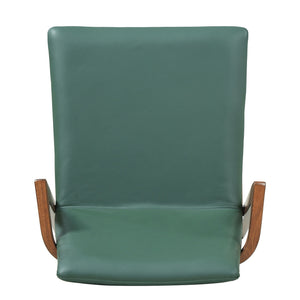 Dining Chairs (Set of 2) - Green / Walnut