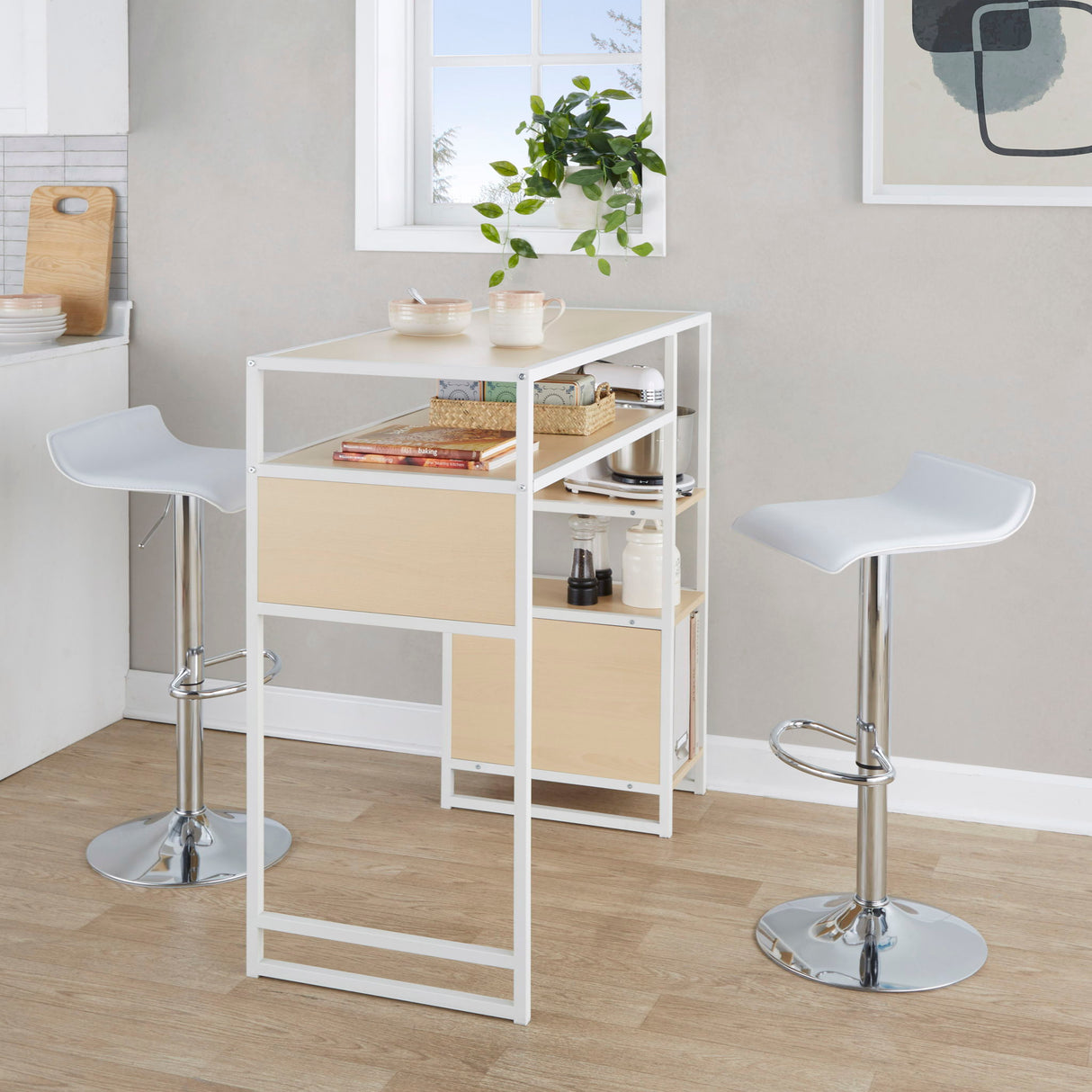 Ale - Contemporary Adjustable Barstool (Set of 2)
