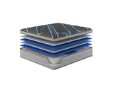 Restonic comfort care 15' euro top hybrid mattress, individual pocketed coil mattress , plush comfort