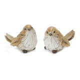 Carved-Leaf-Bird-Figurine-(Set-of-2)-Christmas-Decor