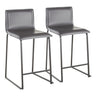 Mara - Upholstered Contemporary Counter Stool (Set of 2)