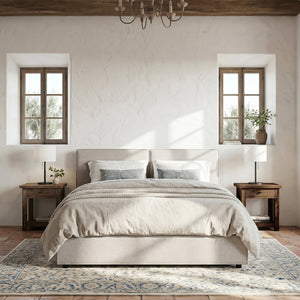 Modern Tufted Queen Size Upholstered Platform Bed Frame