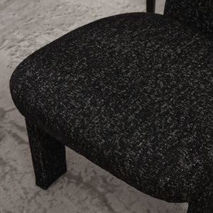 Armless Curved Back Accent Chairs