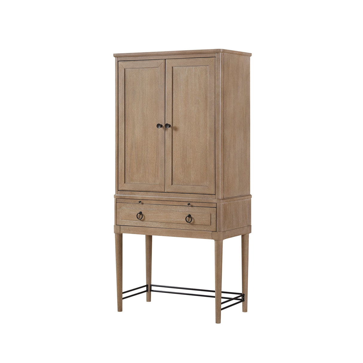 Bar Cabinet in Sand Colored Finish