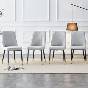 Modern Chair With Metal Legs