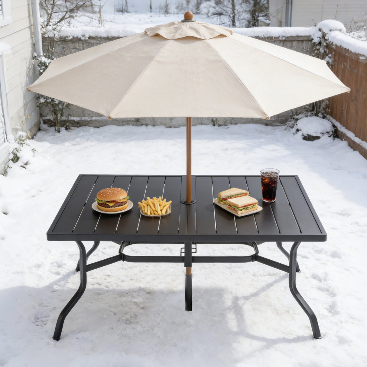 Outdoor Dining Table for 6