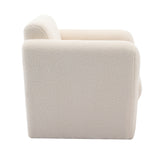 Marlowe Modern Sherpa Upholstered Comfy Reading Accent Chair