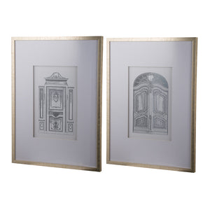 The Grand Portal™ Duo — Architectural Pencil Art Prints