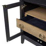 Glass Door Nightstand