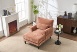 Modern Chaise Lounge Upholstered Indoor Leisure Sofa Recliner