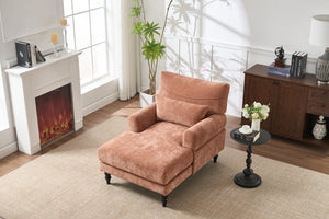 Modern Chaise Lounge Upholstered Indoor Recliner Sofa