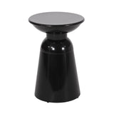 Modern pedestal side table set
