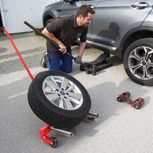 Wheel Dolly - 330 LBS Heavy Duty Adjustable Tire Dolly