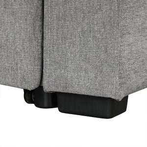 Modern U-Shaped Sectional Sofa Convertible Pull-Out Sofa Bed With USB Ports And Cup Holders