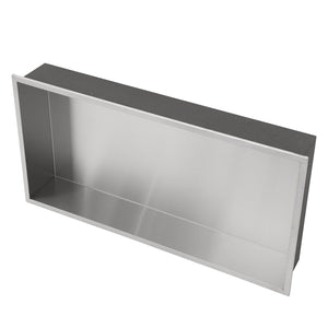 Stainless Steel Shower Niche With Seamless Design For Bathroom Storage