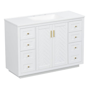 48" Bathroom Vanity with Sink Top