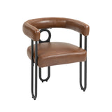 House hold contemporary designed upholstered accent/dining chair/barrel side chairs set of 2