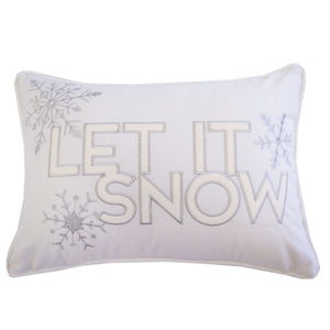 Nneka Let It Snow Lumbar Pillow