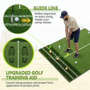5'x4' Golf Hitting Mat with Guide Line